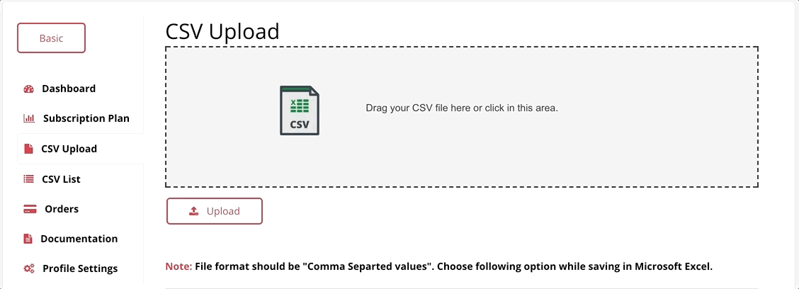 MailXEngine CSV upload and bulk email verification demo